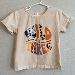 Toddler Wild & Three Tee